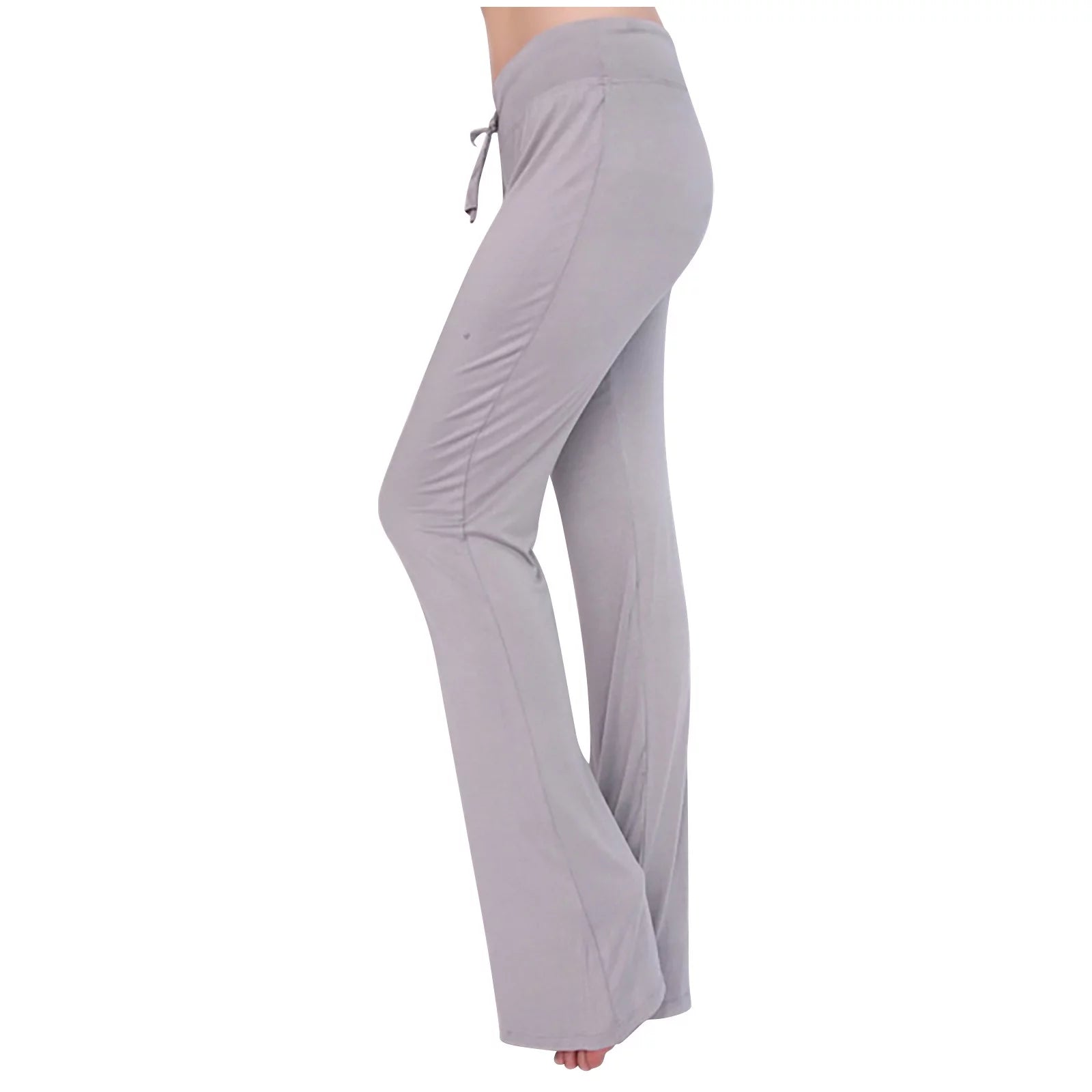 Women'S Casual High Waisted Wide Leg Pants Casual Loose Yoga Pants Comfy Loose Sweatpants White S